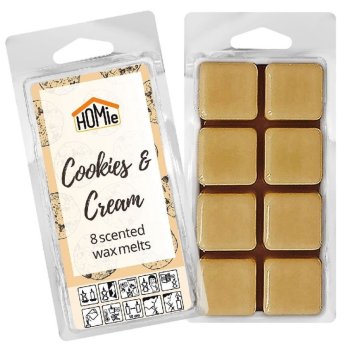 37-463 Αρωματικό wax Melt Cookies KAI Cream σετ-8 Κύβοι 80gr