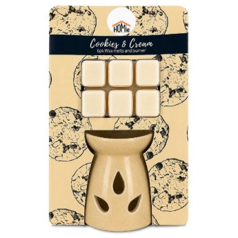 22-3038 Βάση με Αρωματικό wax Melt Cookies KAI Cream 6 Κύβοι