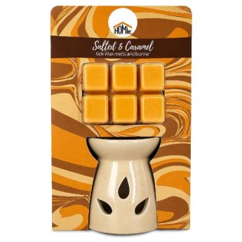 22-3039 Βάση με Αρωματικό wax Melt Salted Caramel 6 Κύβοι