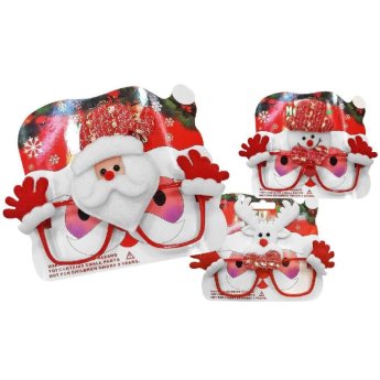 93-3394 Γυαλιά Xmas Φιγούρες με Χέρια 16x14cm