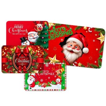 93-2427 Χαλάκι Εξώπορτας Xmas Βαρύ 58x38cm