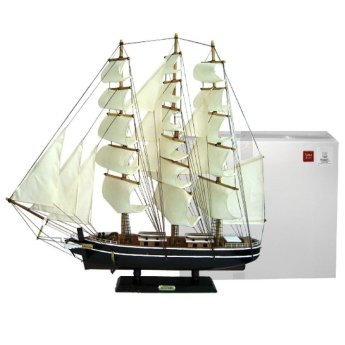 93-1876 Καράβι Ξύλινο Μεγάλο 72x68x12cm