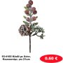 93-4165 Κλαδί με Χιόνι. Κουκουνάρι. γκι 21cm