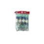 00001772 Σετ 25 Χριστουγεννιάτικα κρεμαστά στολίδια μπλε