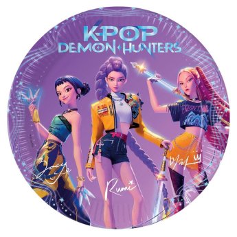 17-76 Πιάτα Χάρτινα Πάρτυ K-POP πακ-8τεμ o23 o23cm