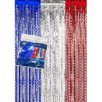 96-951 Κουρτίνα Διακόσμησης Party Foil Τρίχρωμη 2x1m