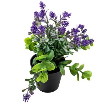 22-3117 Γλαστράκι Πλαστικό με Λεβάντα 20cm