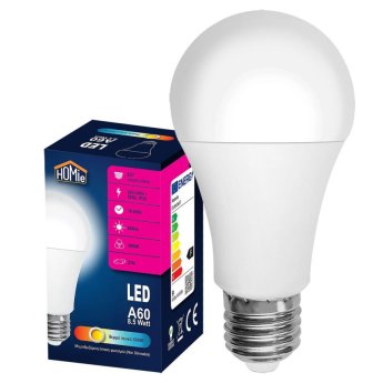 88-512 Λάμπα LED Α60 Ε27 Θερμό Λευκό 8.5W