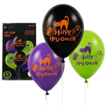 3-2877 Σετ 6 Μπαλόνια Halloween 27.5 cm