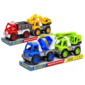 70-2385 Σετ 2 Δομικά Οχήματα Friction 32x14x9cm