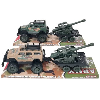 70-2376 Τζιπ με Στρατιωτικό Όχημα Friction και Free Wheel 39x12.5x12cm