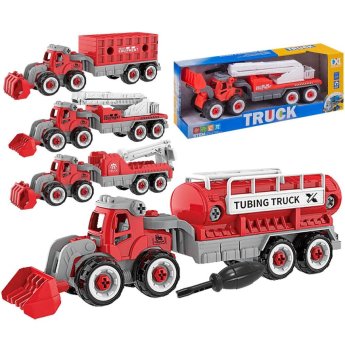 71-3626 Τρακτέρ Free Wheels Πυροσβεστικής 33x12x8.5cm