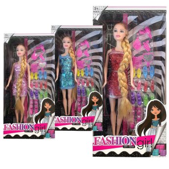 72-2089 Κούκλα 29cm Fashion Παπούτσια Διάφορα 32x16x5cm
