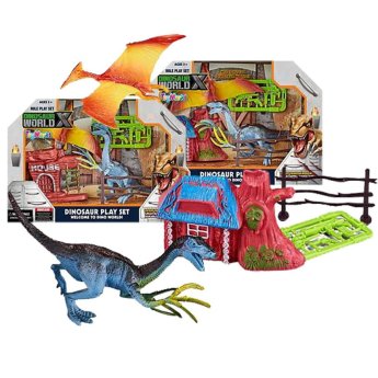 71-3366 Δεινόσαυροι και Σπιτάκια Κουτί Dinosaur World 24x17x7cm