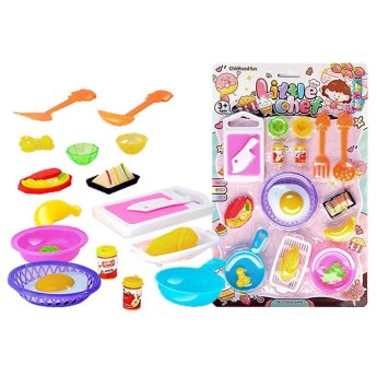77-1230 Κουζινικά Καρτέλα Little Chef 26τεμ 33x21cm