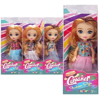 78-219 Κούκλα 15cm Fashion Style Camaner 17x6x5cm