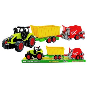 70-2314 Τρακτέρ Friction και 2 Ρυμουλκούμενα 58x12x11cm