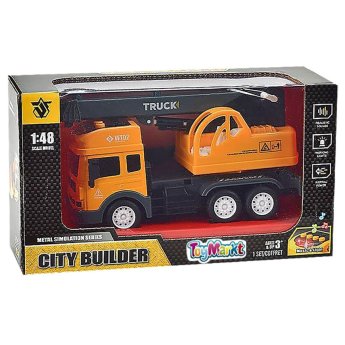 70-2225 Die Cast Friction Γερανός με φως ΚΑΙ ήχο 27x15x10cm