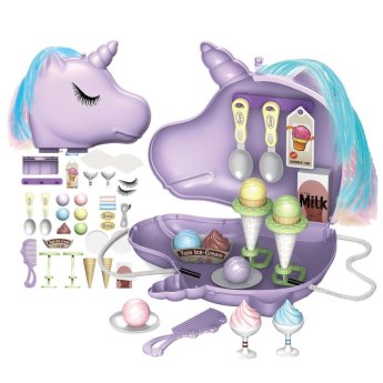 77-1172 Ice Cream Τσαντάκι 30 τεμ Μονόκερως 24x21x7cm