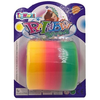 71-3043 Ελατήριο Rainbow 7.5x6.5cm σε Καρτέλα 16x12x8cm