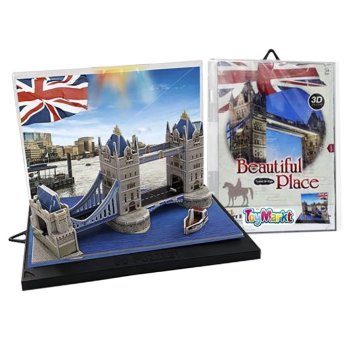 69-1545 Μικρό Παζλ 3d Γέφυρα του Λονδίνου 33 τεμ 23x16cm