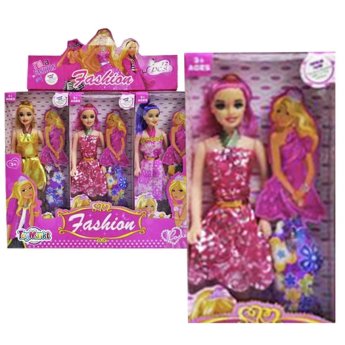 72-2002 Κούκλα Fashion σε Κουτί 30x10cm