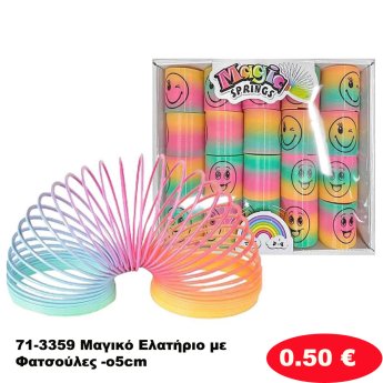 71-3359 Μαγικό Ελατήριο με Φατσούλες -o5cm