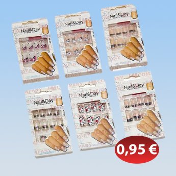 Τεχνητά νύχια σετ σε διάφορα χρώματα