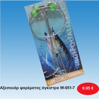 Αξεσουάρ ψαρέματος άγκιστρα W-051-7